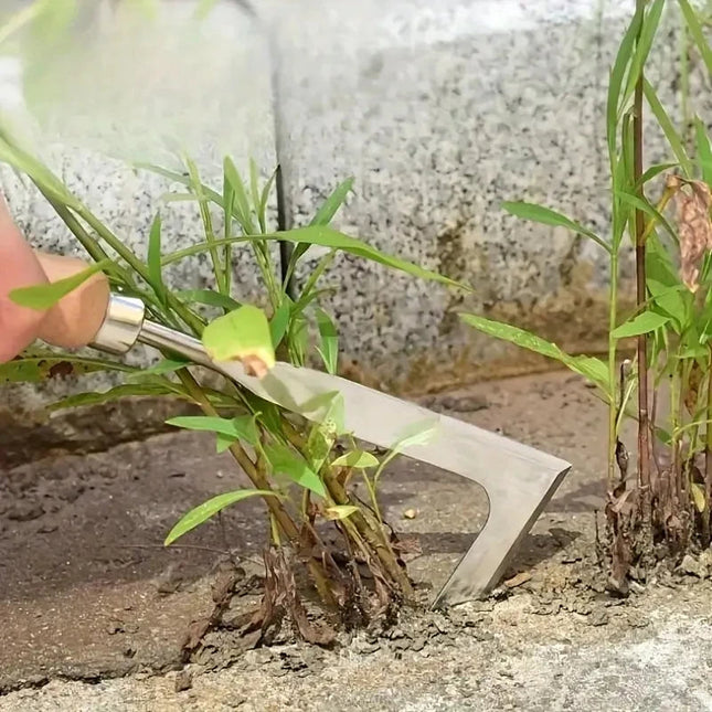 Weed Puller Tool for Brick Joints, Manganese Steel Crack Weeder, Hand Weed Removal Tool, Mini Sickle Yard Tool