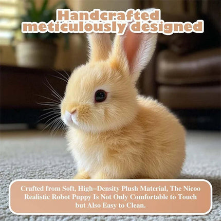 Easter Bunny Toy, Realistic Toy Rabbit that Hops and Twitches