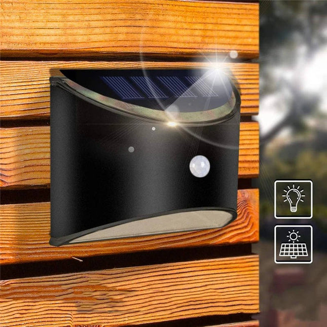 Outdoor Solar Lights, Motion Sensor Lights for Fence and Deck