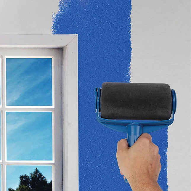 Paint Roller Brush Kit, Paint Edging Tool with Corner Brush for Trim and Ceiling Lines