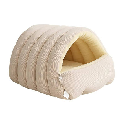 Cat Beds for Indoor Cats, Cat Tent with Arctic Fleece Lining and Washable Cushion – image 12