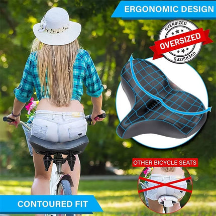 Comfortable Bike Saddle, Memory Foam Cushion – image 9