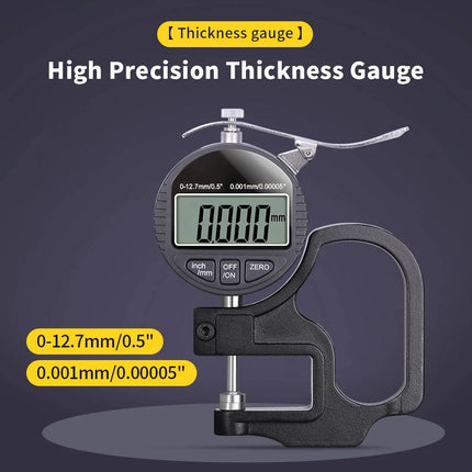 Metal Thickness Gauge and Sheet Metal Gauge with LCD