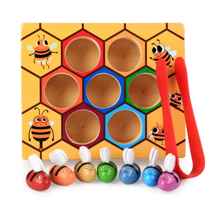 Montessori Toys for Toddlers, Wooden Toys for Fine Motor Skills