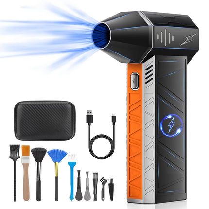 Electric Air Duster, Keyboard Cleaner for Electronics and Cameras, Cordless Blower for Pet Hair and Pool Toys