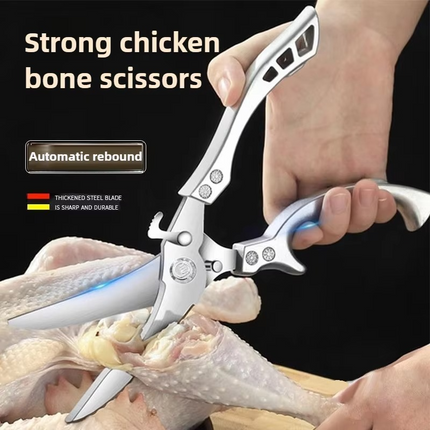 Heavy Duty Kitchen Shears, Stainless Steel Shears with Fish Scaler