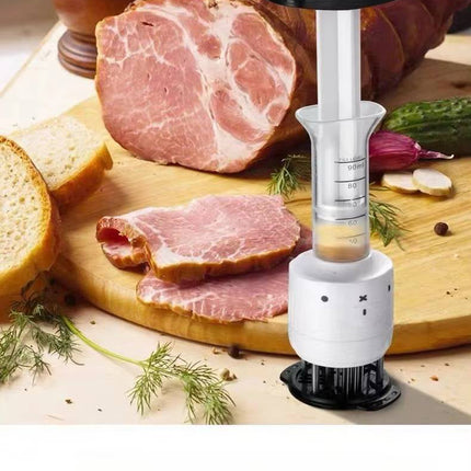 Meat Injector Kit with Stainless Steel Needles, Marinade Injector for Poultry and Beef