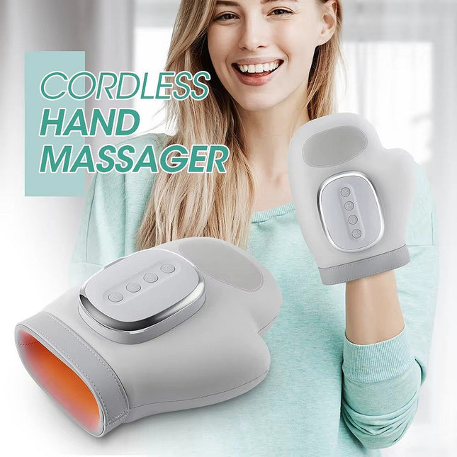 Hand Massager with Heat and Compression, Cordless Hand Massager Glove for Fingers and Wrist