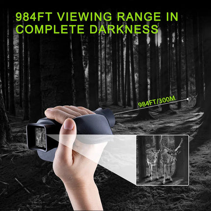 Digital Night Vision Monocular with Infrared, Night Vision Device with 3x Optical Zoom for Photo and Video in Darkness (2)