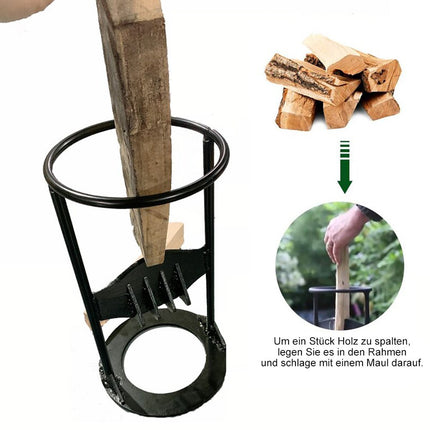 Manual Firewood Splitter, Cast Iron Log Splitter