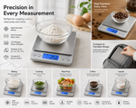 Tuzwa Digital Kitchen Scale | High-Precision Food Scale with LCD Display & Tare Function for Cooking, Baking & Meal Prep