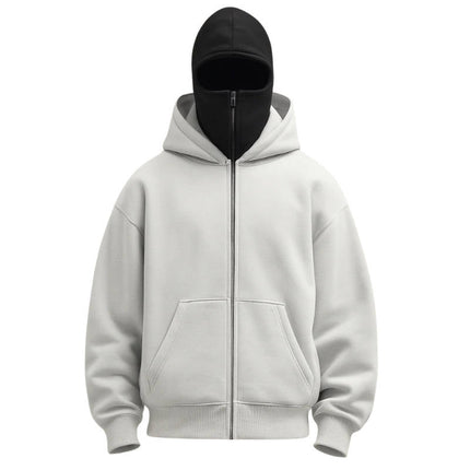 Balaclavas and Ski Masks, Full Zip Winter Balaclava Hoodie with Neck Gaiter – image 14