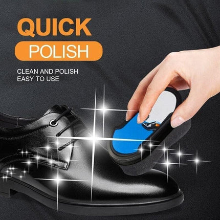 Shoe Polisher Dual Sponge, Instant Shine Leather Shoe Polish for Boots – image 4