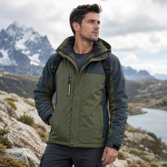 Mens Windbreaker Jacket for Hiking and Cycling, Big and Tall Jackets for Men M to 4XL