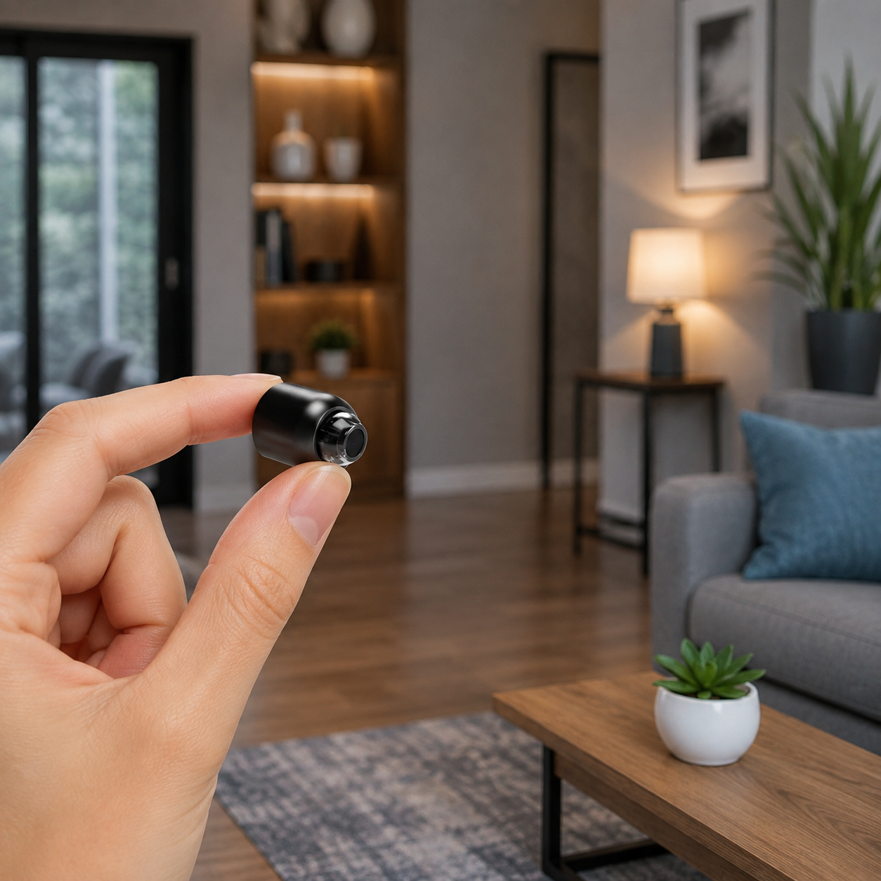 Tuzwa Mini WiFi Security Camera – 1080P HD Indoor Home Camera with Motion Alerts, Night Vision & Audio