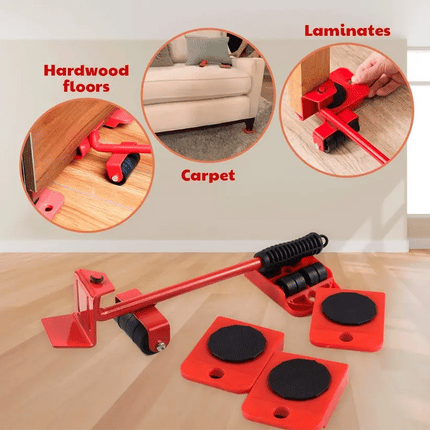 Furniture Dolly, Furniture Moving Wheels with Lifter Bar – image 8
