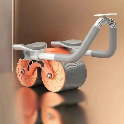 Ab Roller Wheel for Abs Workout, Abdominal Roller with Auto Rebound Spring, Core Trainer and Ab Wheel for Home Gym