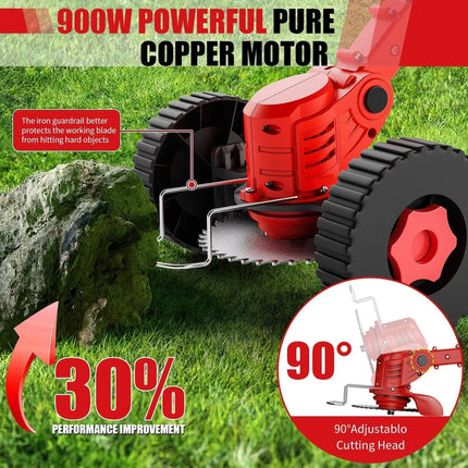 Low Vibration Brush Cutter with Saw Disc, Weed Eater with Blades – image 9