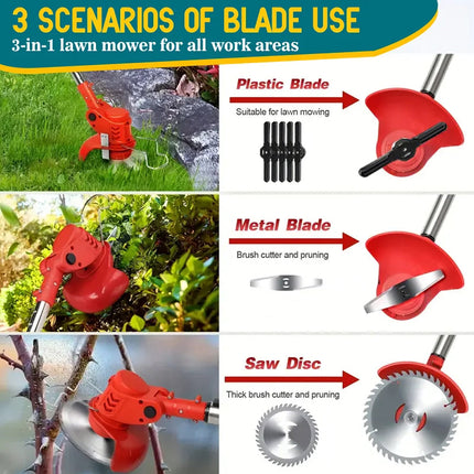 Weed Eater with Blades, Low Vibration Brush Cutter with Saw Disc – image 5