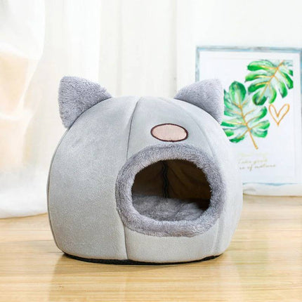 Cat Cave Bed with Removable Cushion – image 5