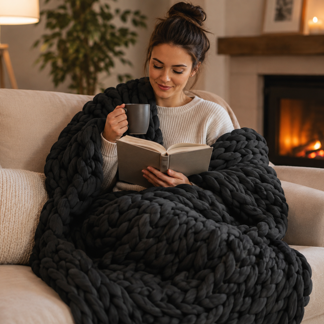 Weighted Blanket for Adults, Breathable All Season Heavy Blanket for Bed, Washable Weighted Throw Blanket for Couch, 3.3 and