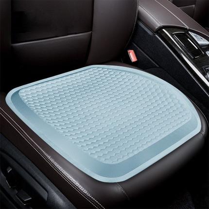 Car Seat Cushion, Cooling Gel Car Seat Cushion with Honeycomb Ventilation, Gel Seat Cushion for Chairs and Wheelchairs