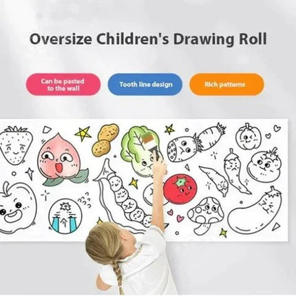 Children's Drawing Roll, Wall Sticker Drawing Roll – image 8