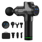 Deep Tissue Massage Gun with 6 Heads, 20 Speed Percussion Massage Gun with LCD Screen