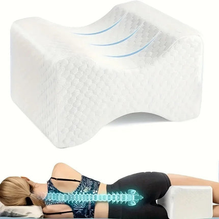 Knee Pillow for Side Sleepers, Contour Pillow for Knees and Back Support