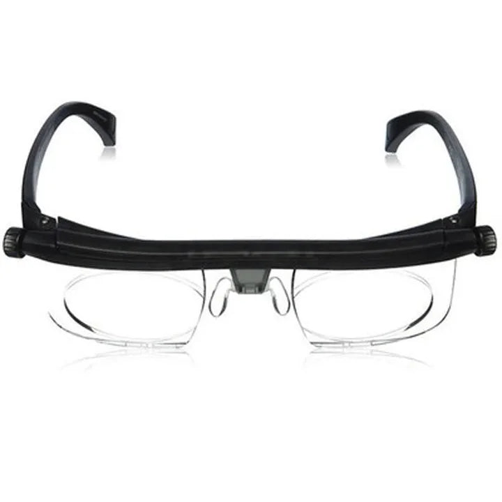 Tuzwa Adjustable Focus Glasses – Variable Focus Eyewear for Near & Far Viewing with Customizable Lens Adjustment