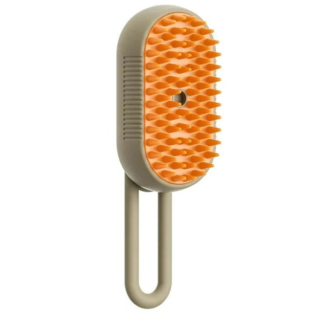 Cat Brush with Steam for Shedding, Cat Grooming Tool with Soft Silicone Bristles, Rechargeable Steam Cat Grooming Brush