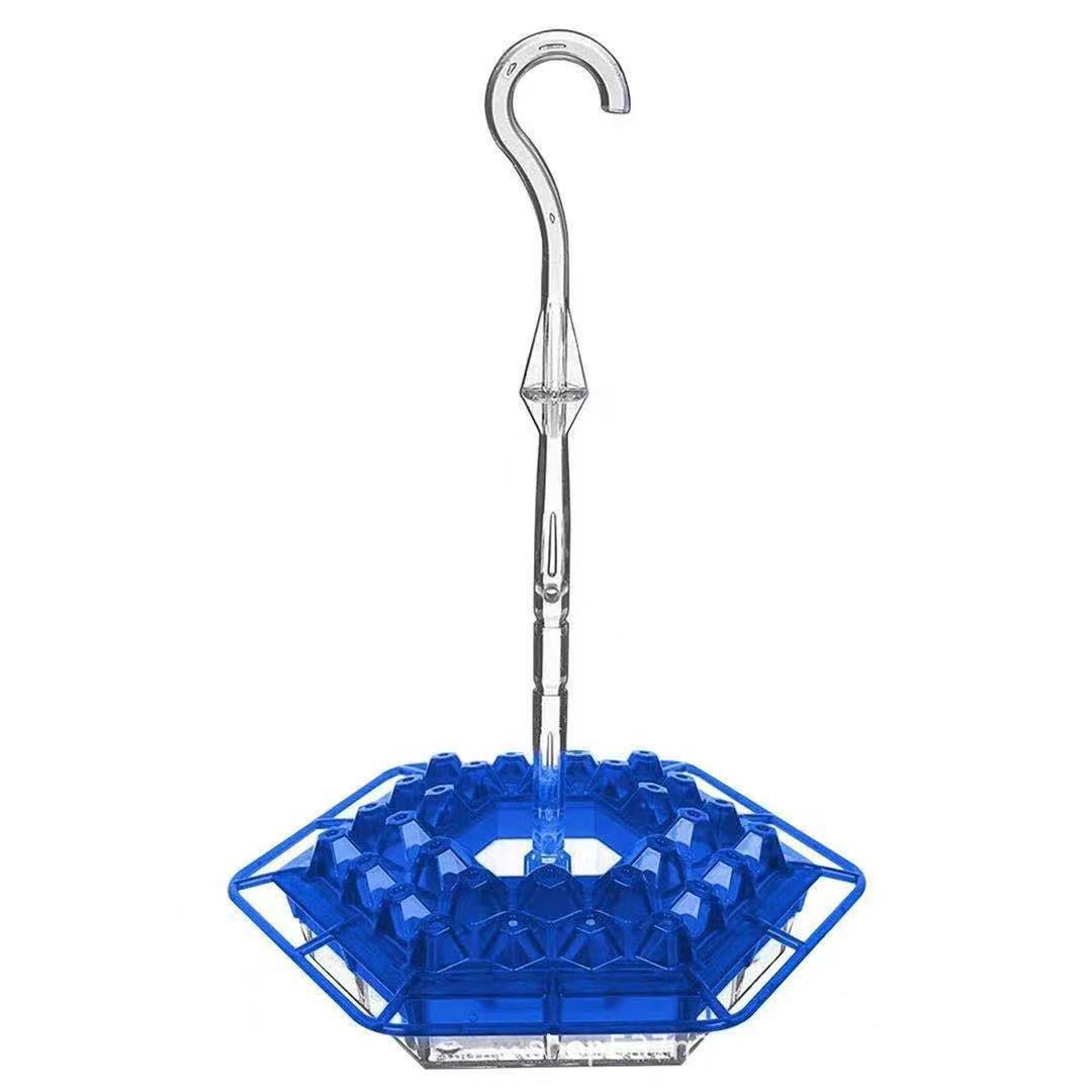 Tuzwa Ant-Proof Hummingbird Feeder – Outdoor Nectar Bird Feeder with Built-In Perch & Easy-Fill Design