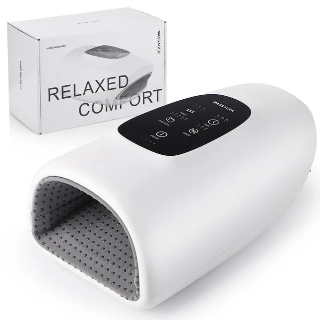 Hand Massager with Heat, Cordless Hand Massager with Air Compression, Electric Hand Massage Machine with Touch Display