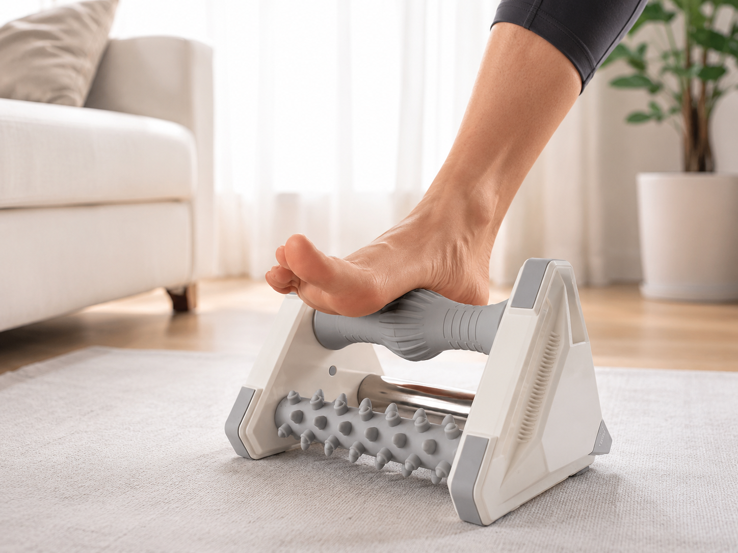 TUZWA Foot Stretcher Rocker for Calf & Plantar Fascia Stretching, Arch Support, Textured Non-Slip Grip, Fixed Angle, Men's & Women's Sizes 6-13