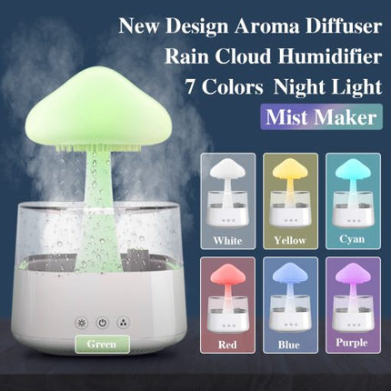 Essential Oil Diffuser, Rain Cloud Humidifier for Bedroom – image 10