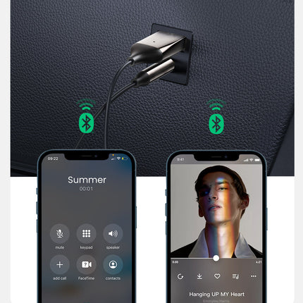 Car Bluetooth Converter with Hands Free Calls, Bluetooth Dongle for Car