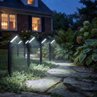 Solar Walkway Lights, Outdoor Pathway Lights with 3 Color Modes, Waterproof Solar Path Lights for Garden Driveway