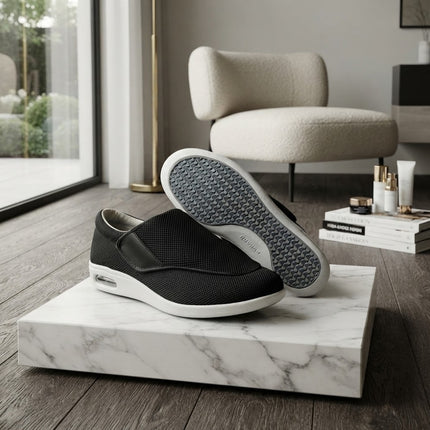 Shoes for Women Wide Width, Wide Toe Box Shoes for Swollen Feet, Comfort Shoes for Women with Arch Support and Insoles