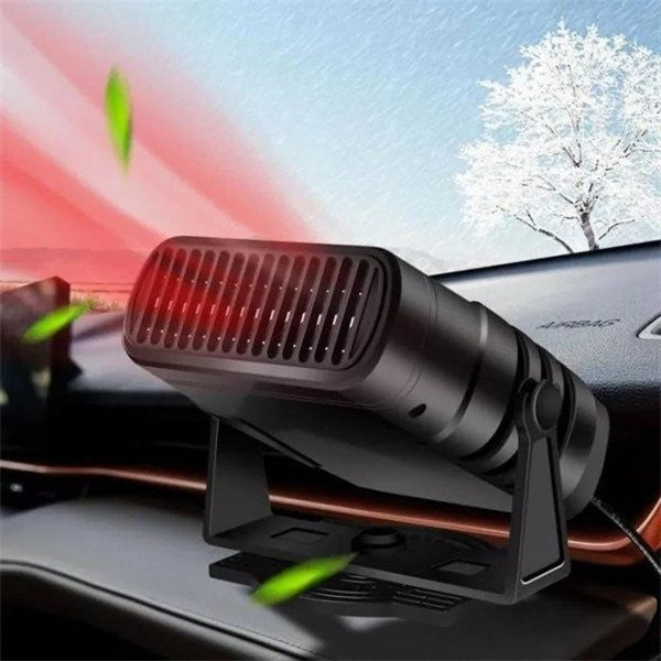 Portable Car Heater, Car Defroster for Windshield, 12V Heater with Fan for Cigarette Lighter, Auto Heater for Winter