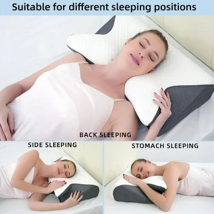 Side Sleeper Pillow, Memory Foam Neck Pillow for Back and Stomach Sleepers – image 5