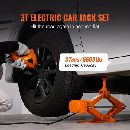 Electric Car Jack 12V, Portable Scissor Jack