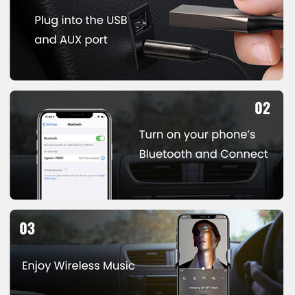Bluetooth Dongle for Car, Bluetooth Aux Adapter – image 6