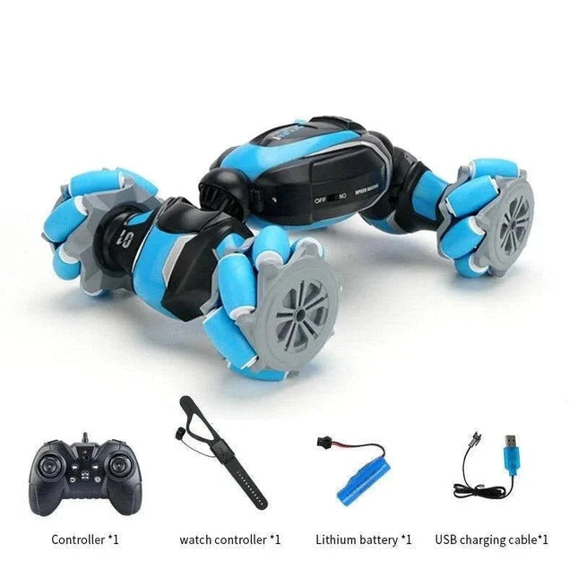 Remote Control Car for Kids, 4WD RC Stunt Car with Mecanum Wheels