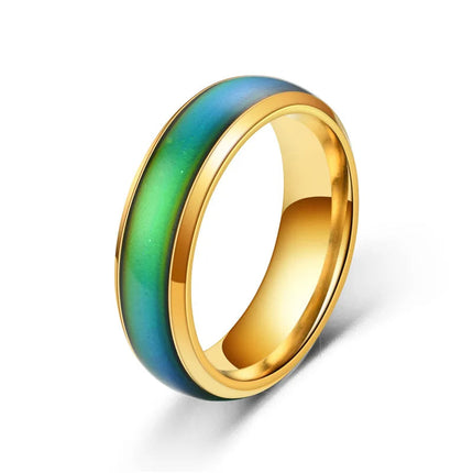 Mood Rings for Women and Men, Unisex Couples Gift Band Ring – image 6