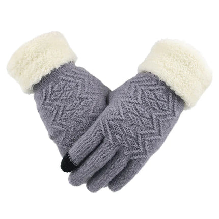 Winter Gloves with Touch Screen Fingertips, Knitted Gloves for Cold Weather – image 6