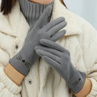 Winter Gloves for Women, Cute Warm Gloves in Stretch Acrylic – image 7