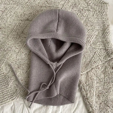 Hooded Balaclava Hat, Cashmere Hooded Scarf – image 8