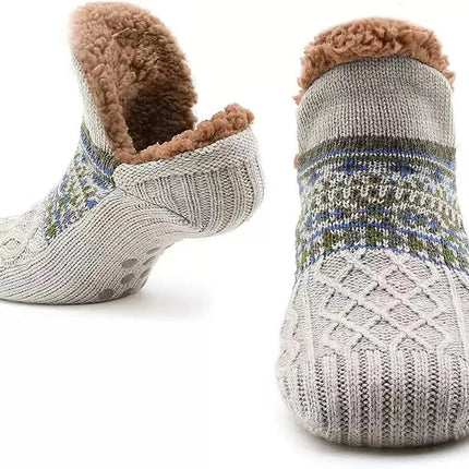 Christmas Socks for Women and Men, Fleece Lined Winter Socks with Snowflake Pattern – image 14