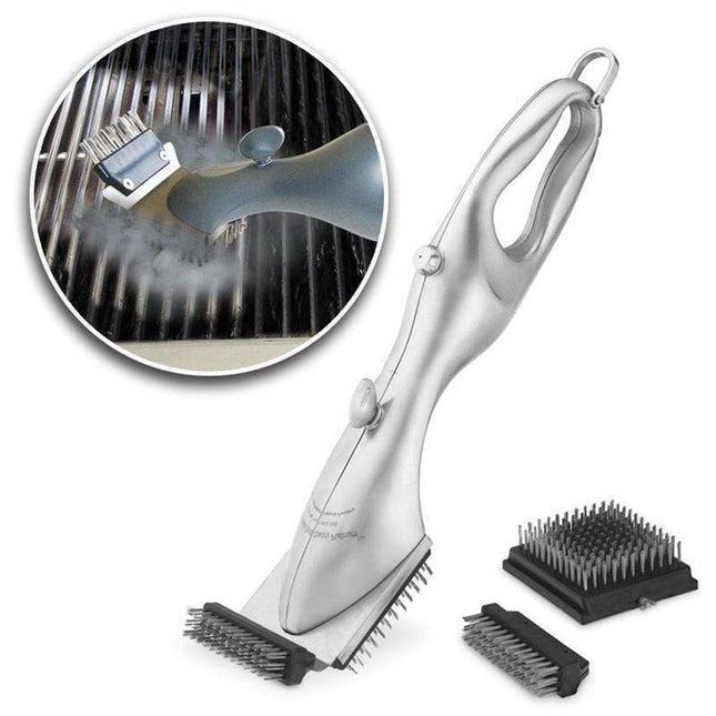 Grill Brush with Steam Power and Water Tank, Steam Grill Cleaner