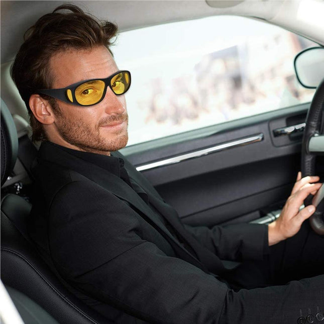 Night Driving Glasses, Polarized Anti Glare Glasses with UV400 Protection